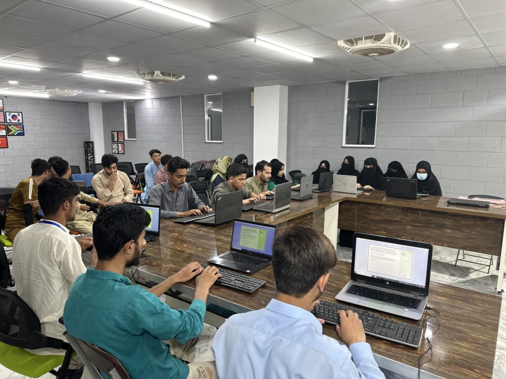 Typing Competition at USECS Islamabad